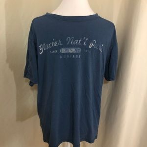 Glacier National Park Distressed Tee